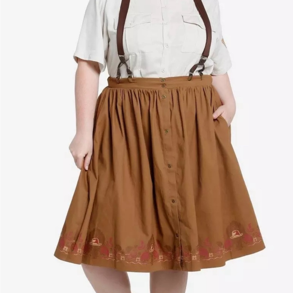 Disney Her Universe Indiana Jones Icon Retro Skirt Plus Size